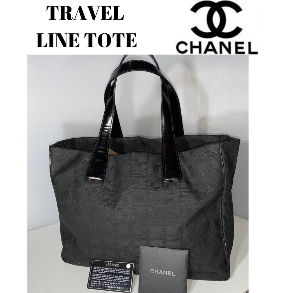 CHANEL Travel Line Tote with Authenticity Card - Picture 3 of 16